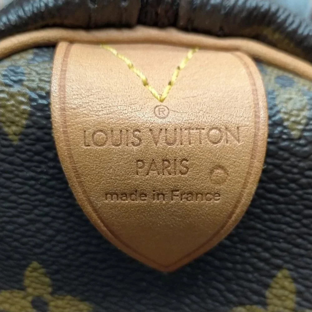 Authentic Louis Vuitton Speedy 30 Monogram Custom Stripe/Luxury Designer Handbag - Picture 9 of 16